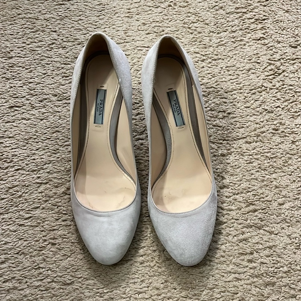 Prada Suede Pumps Size 10.5